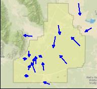 NOAA INL Wind Vectors