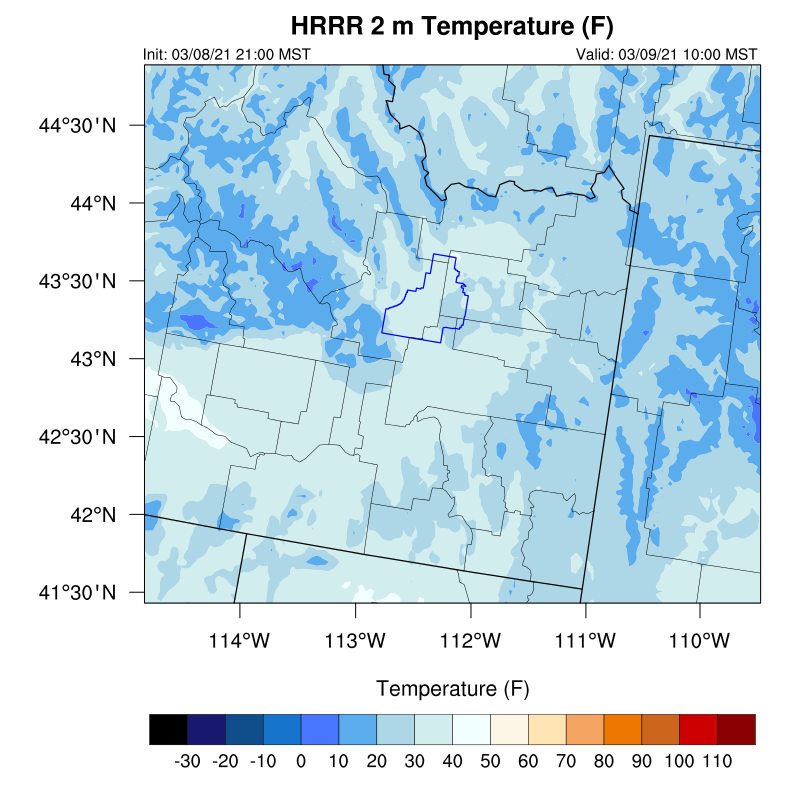 2 m AGL Temperature